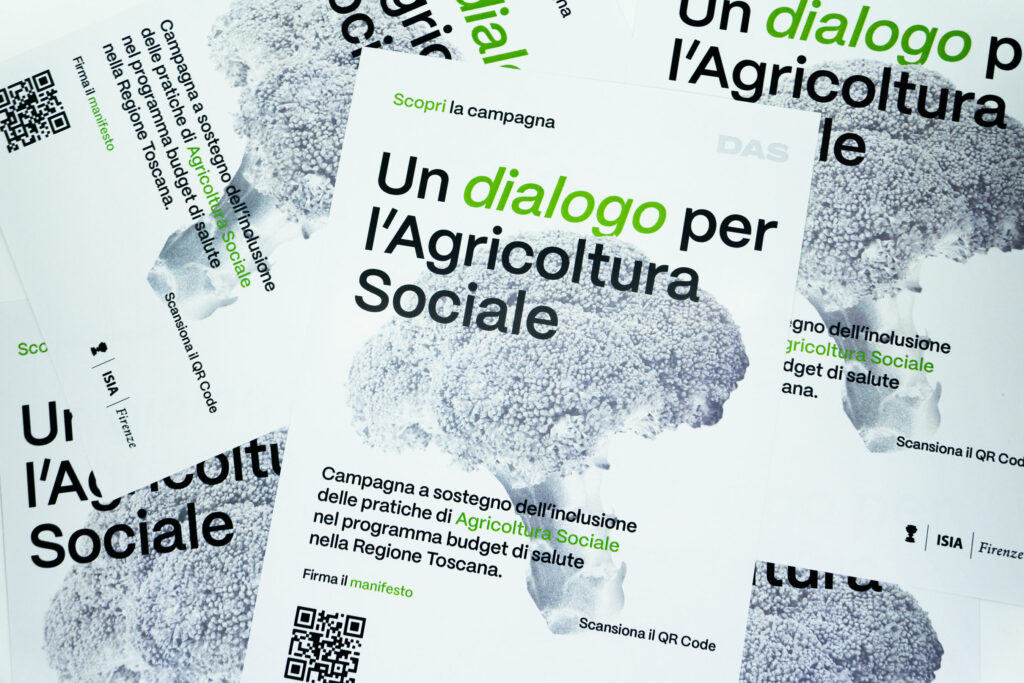 volantini per la campagna un dialogo agricoltura sociale